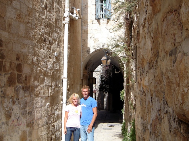 Pat & Ali in the Old City
